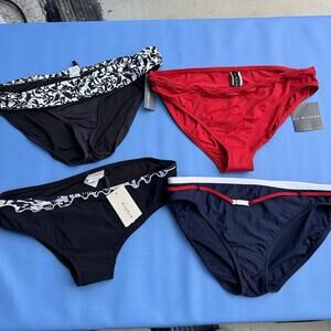 Lot Of 4 New  Swimsuit Bikini Bottoms Sz Womens XL  Melani La Blanca